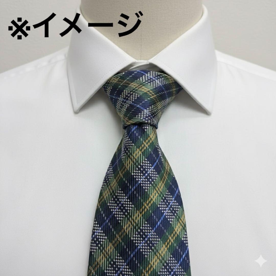 美品】バーバリー ネクタイ ノバチェック シルク100% ホースロゴ 紺 緑