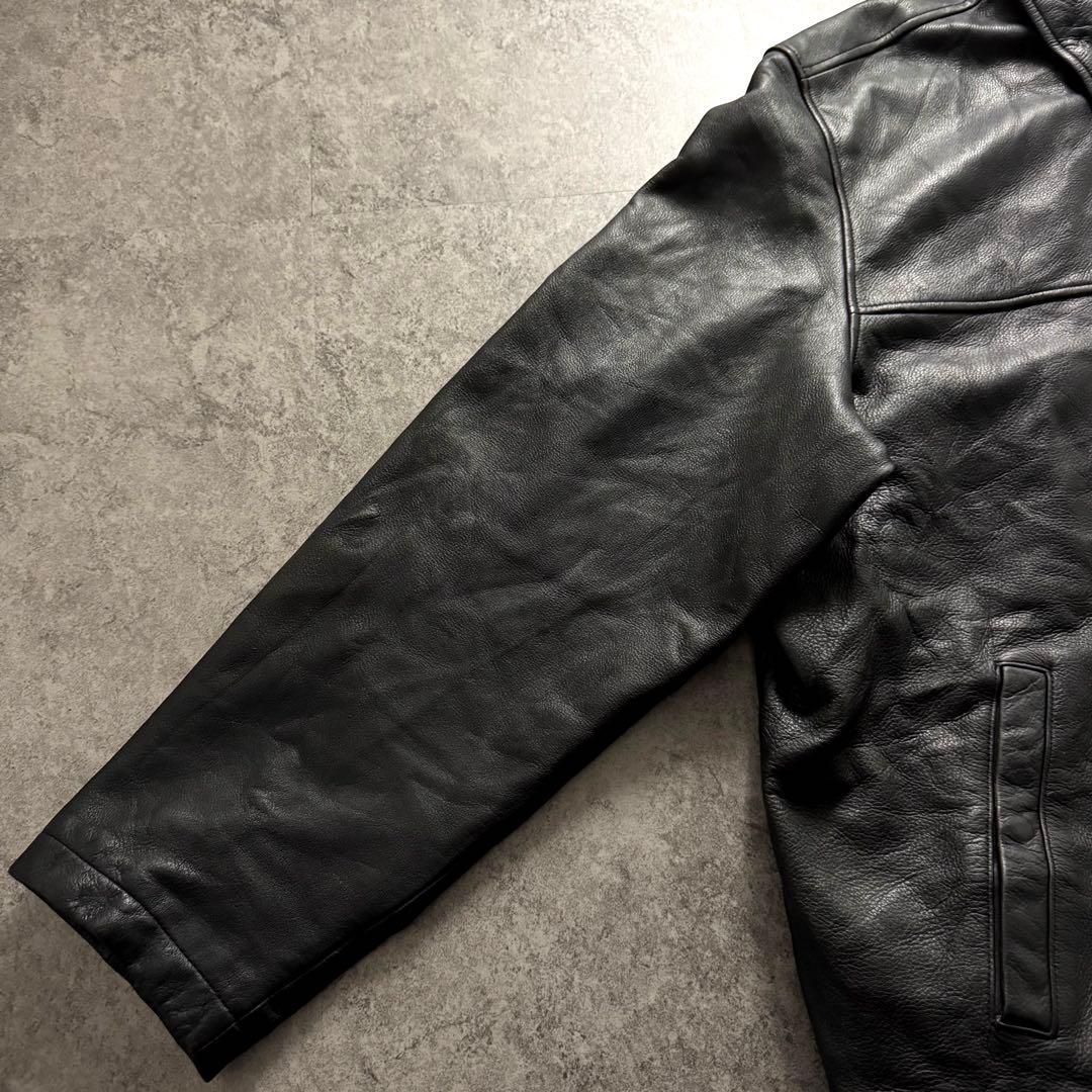 希少サイズ】エディーバウアー 3XL レザージャケット シングル
