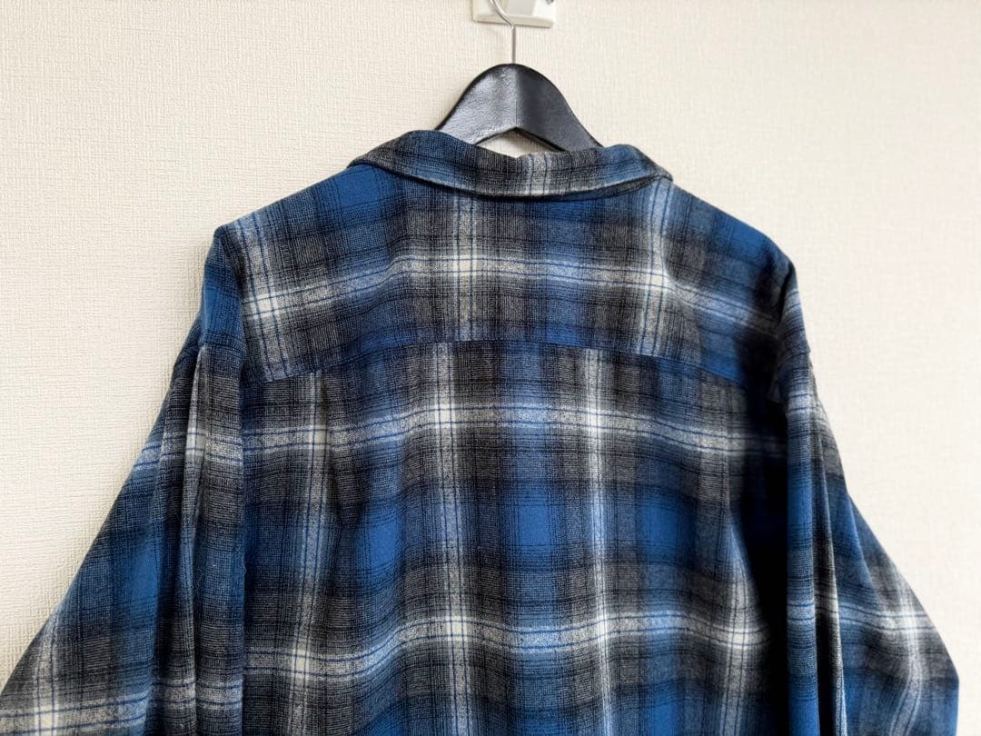 超スペシャル 90s ペンドルトン オンブレ チェック シャツ XXL ブルー