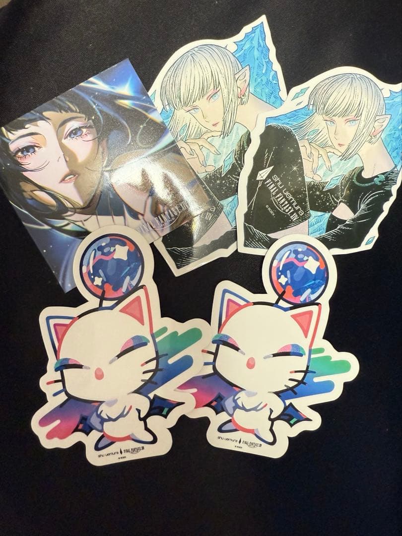 シュウウエムラ ファイナルファンタジー FF ノベルティ ステッカー 5枚