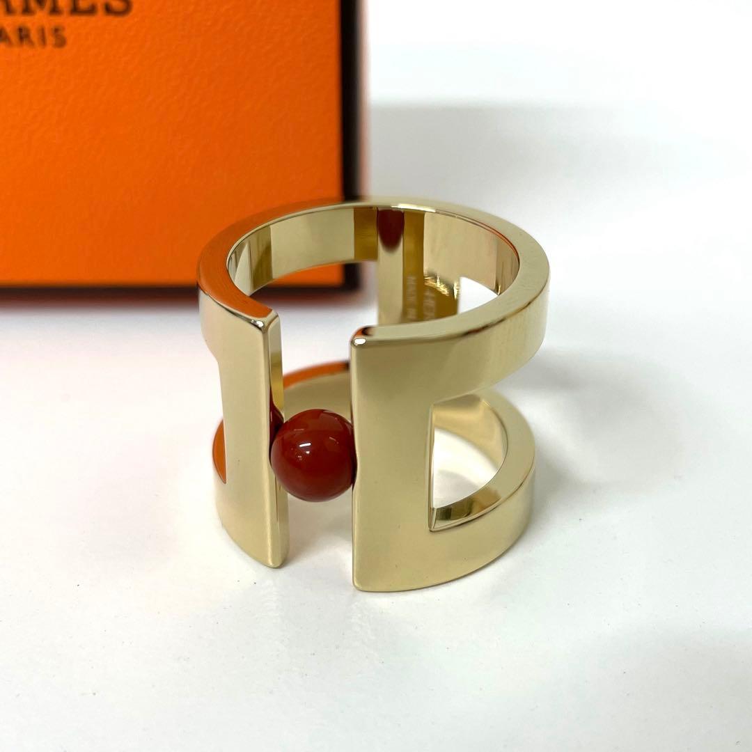 【TK】HERMES エルメス ペルレ GP スカーフリング ゴールド 楽天市場】HERMES エルメス ベルトモチーフ スカーフリング GP