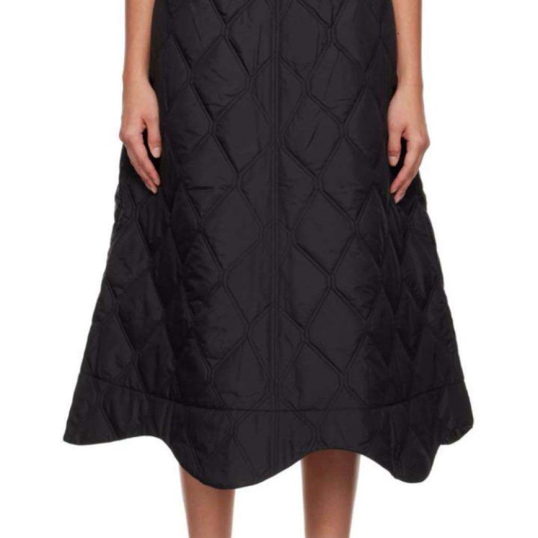 GANNI ガニーフレアスカート 楽天市場】GANNI ガニー フレアスカート Ripstop Quilt Wavy Hem Skirt
