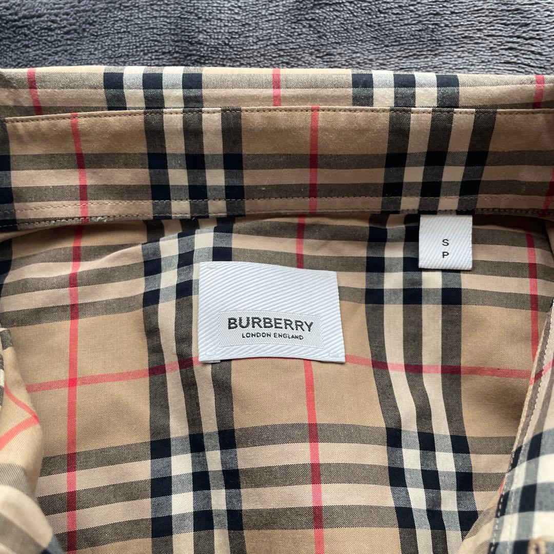 BURBERRY チェック柄 長袖シャツ Sサイズ BURBERRY