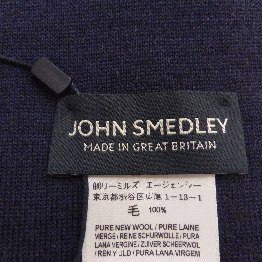 新品タグ付♡ジョンスメドレー♡マフラー ネイビーJOHN SMEDLEY