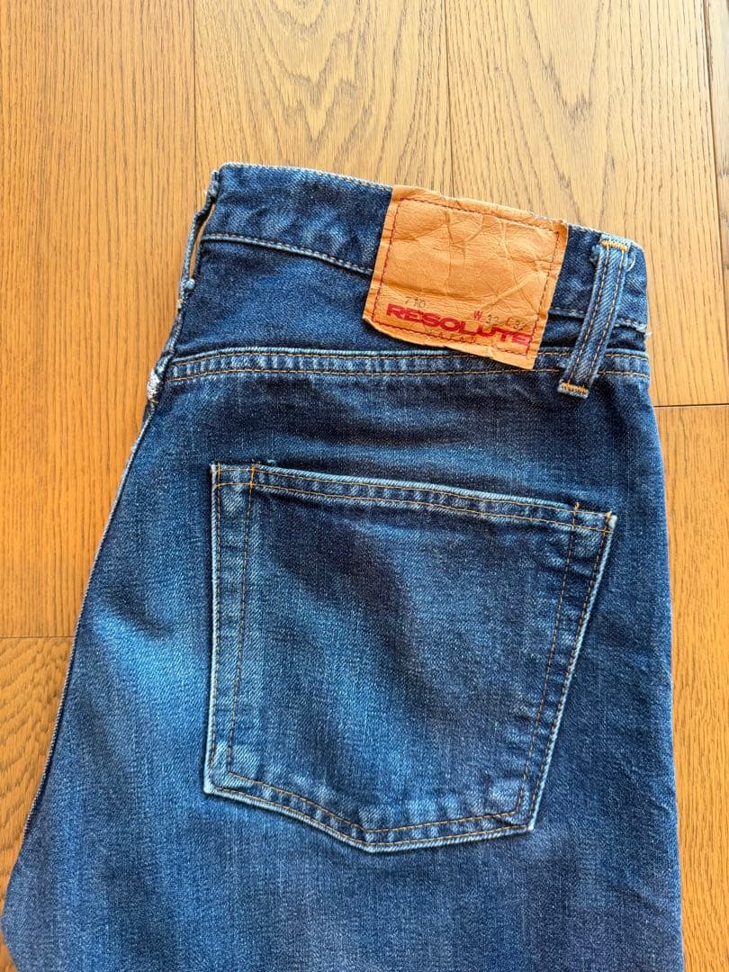RESOLUTE リゾルト 710 66タイプ W32 L32 色落ち良好 リゾルト RESOLUTE / 710 66モデル 710-94 / デニム