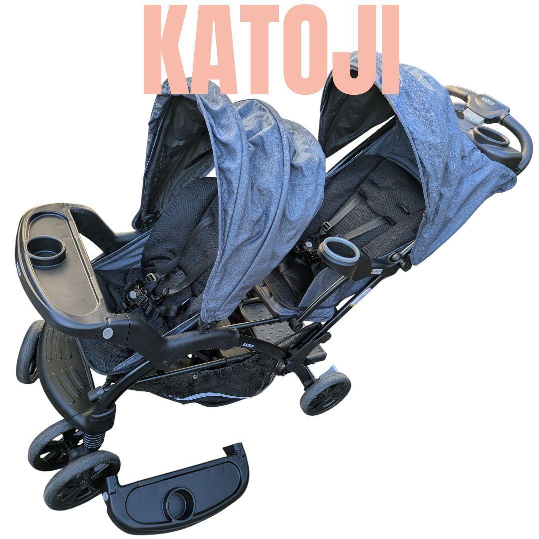 【極美品】KATOJI カトージ 二人乗り ベビーカー 二人でゴーDX 二人乗り 二人でゴーDX」の機能を紹介します！！ - YouTube
