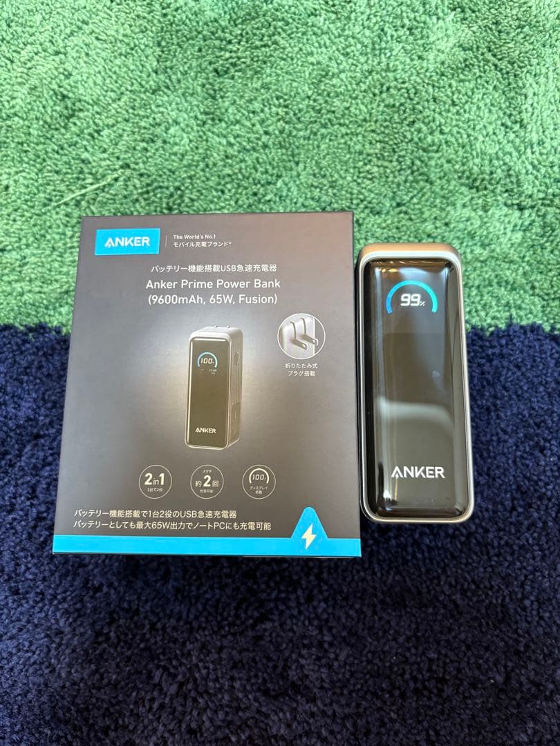 スマホアクセサリー AnkerPrimePowerBank(9600mAh,65W,Fusion) モバイルバッテリー Anker Prime Power Bank (9600mAh、65W、Fusion