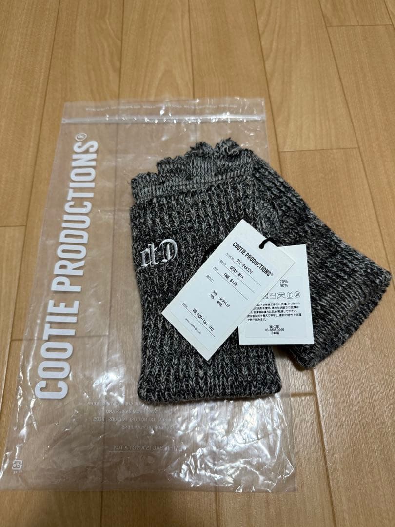 COOTIE PRODUCTIONS グレー ミックス 手袋　サイズFREE 一般作業用手袋 ブレステックECO NJJ5366 S | 【ミドリ安全