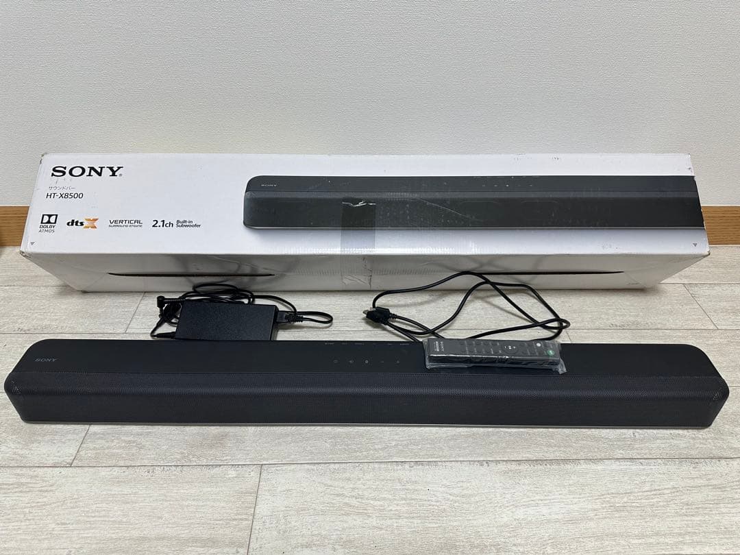 美品 ソニー SONY サウンドバー HT-X8500 2021年製 SONY（ソニー） 【長期保証付】 HT-X8500 サウンドバー 2.1ch : 特価
