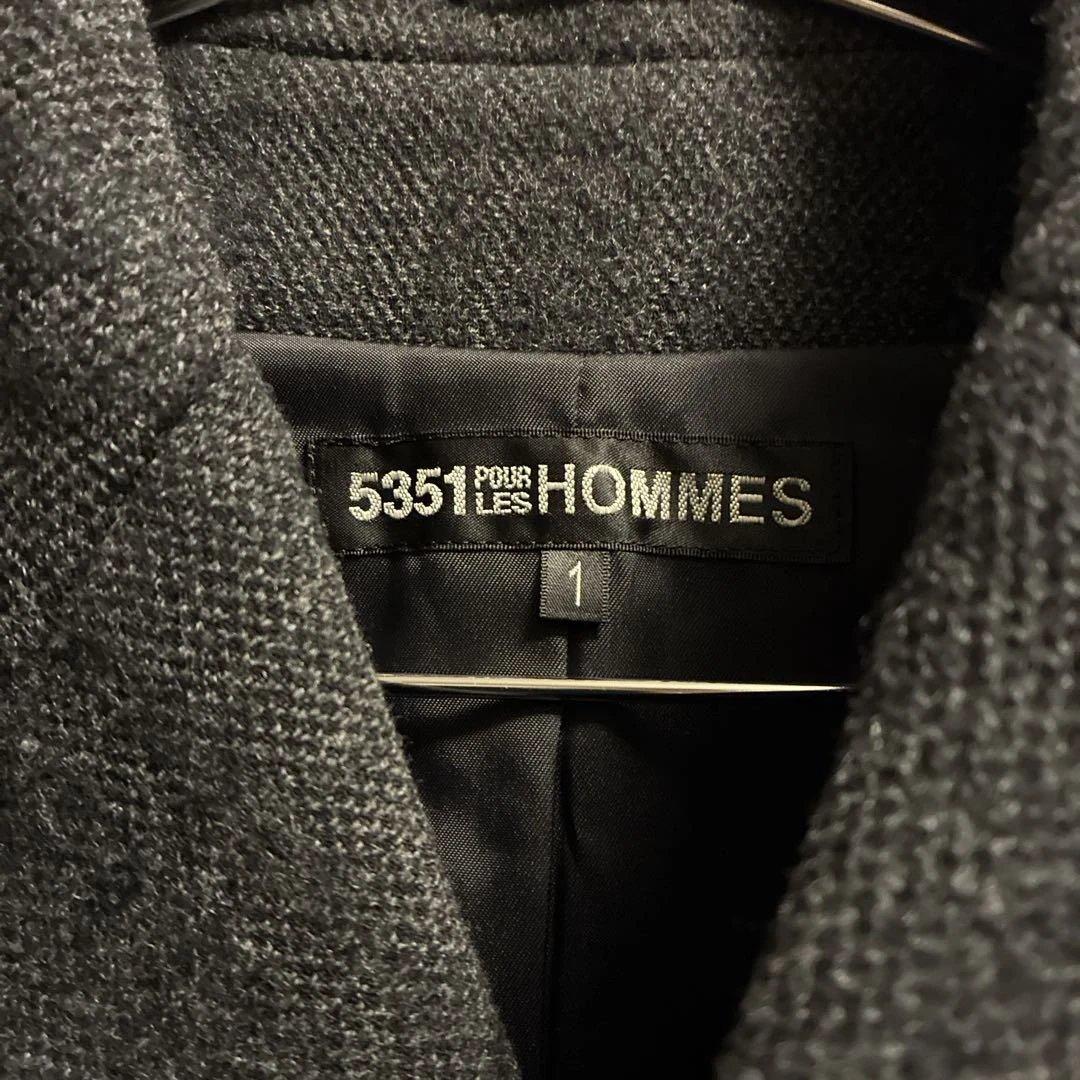 575）5351pour les hommesダブルブレスト チェスターコート - 5351