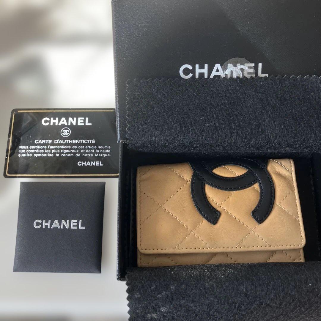 ［正規品］美品　CHANEL カンボン　キーケース　　シリアルシール付き 楽天市場】CHANEL シャネル カメリア ココマーク 6連 キーケース