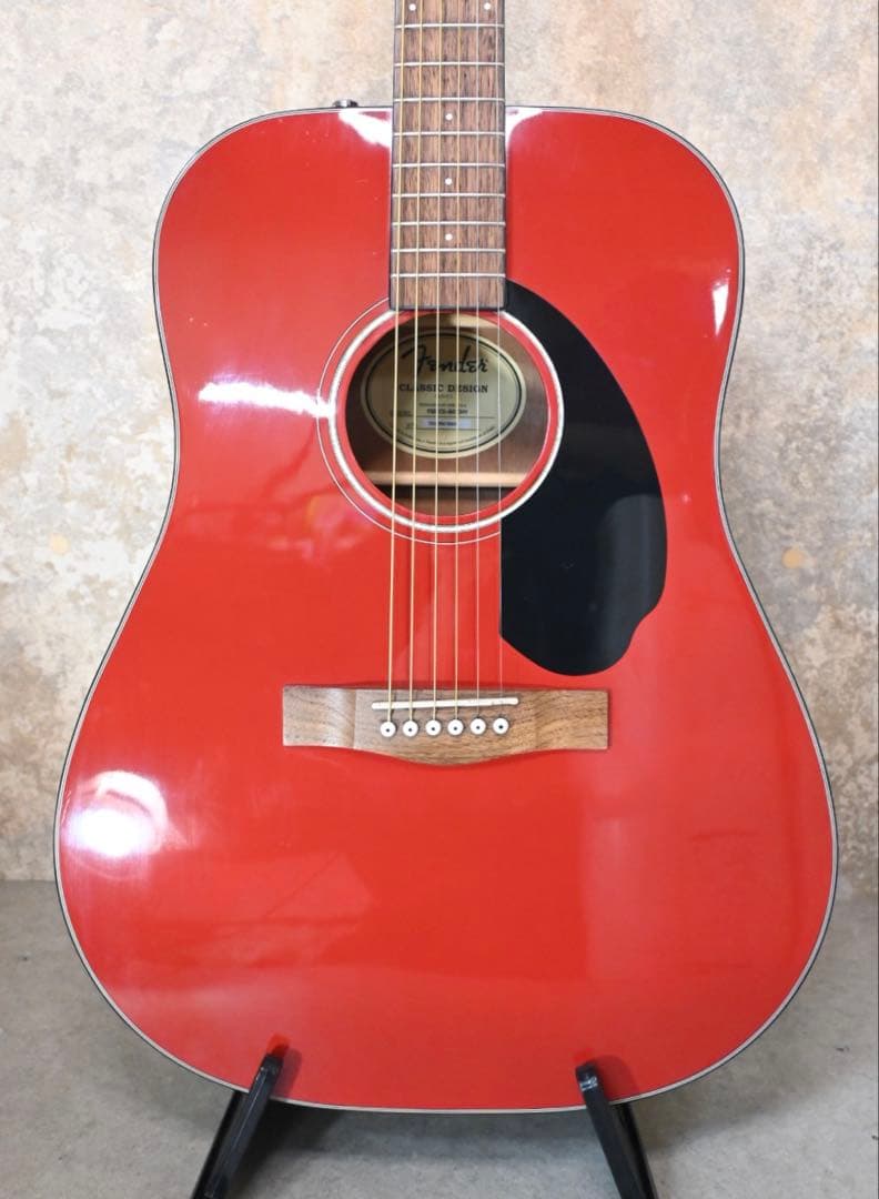 整備・清掃・弦交換済】Fender FSR CD-60 CHY フェンダー 赤