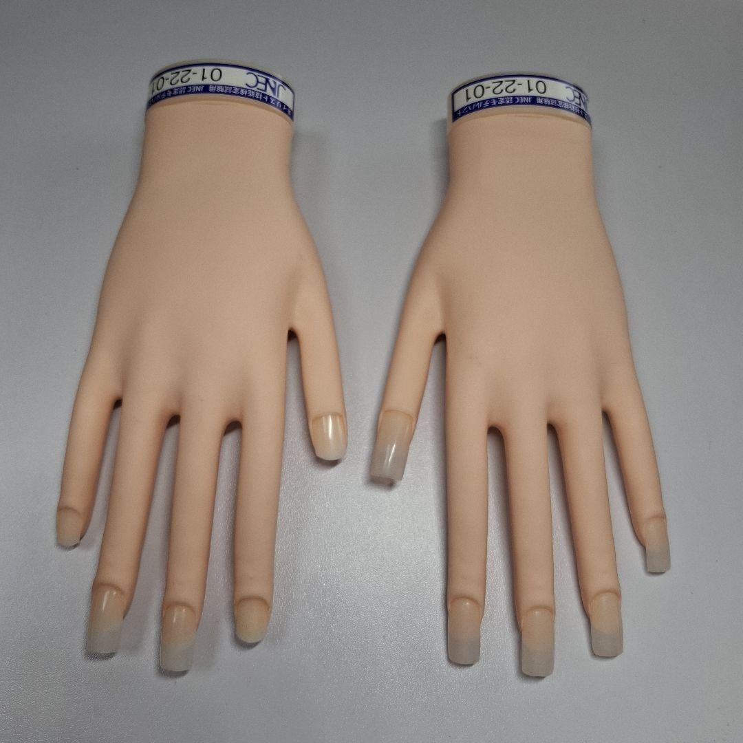 ネイル検定認定ハンド(骨折なし) 滝川（TAKIGAWA） JNEC認定ハンド STモデルハンドセット 右手 左手