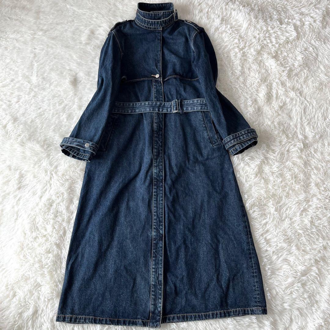 ZARA ザラ TRF デニム トレンチコート ロングコート デニムコート