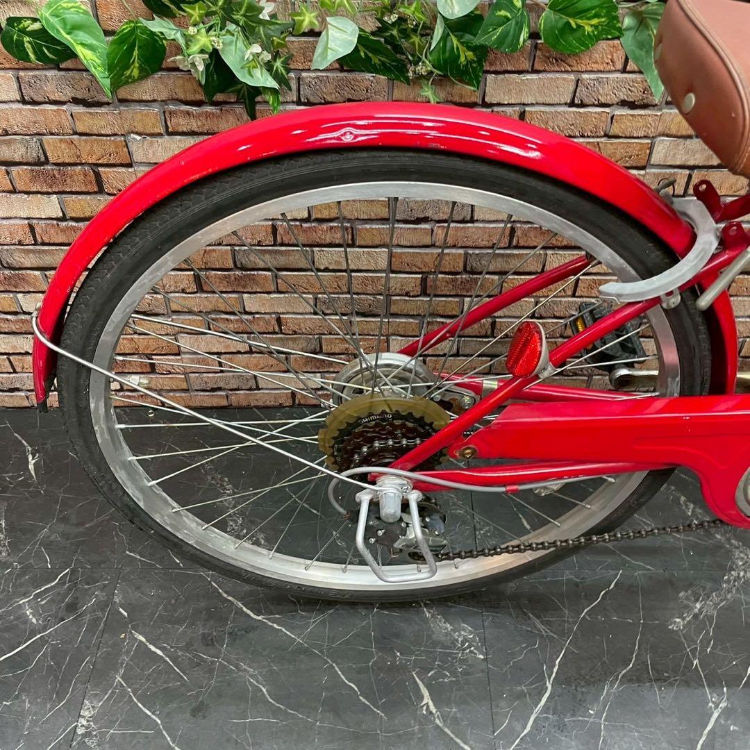 94】子供用自転車 子供車 POGGIALI レッド 24インチ 変速付き - メルカリ