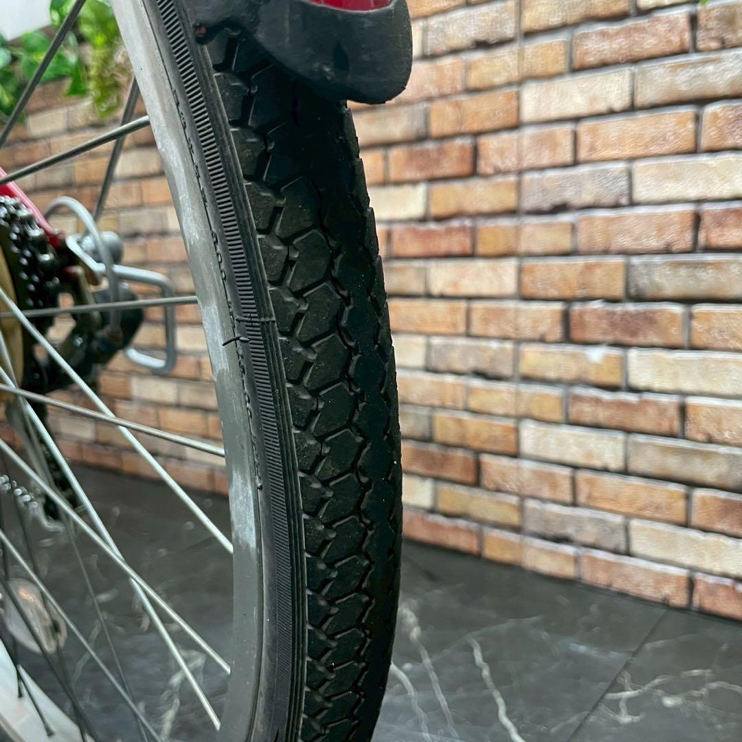 94】子供用自転車 子供車 POGGIALI レッド 24インチ 変速付き - メルカリ