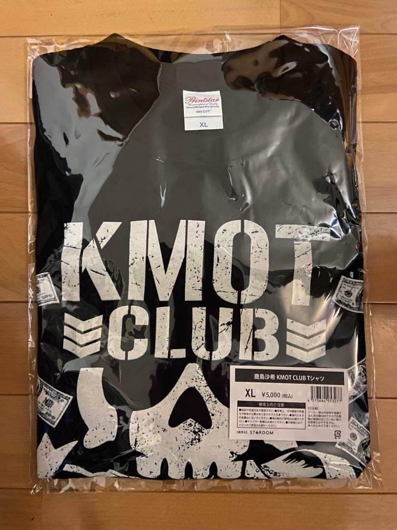 新品未開封】鹿島沙希 KMOT CLUB Tシャツ XLサイズ スターダム - メルカリ