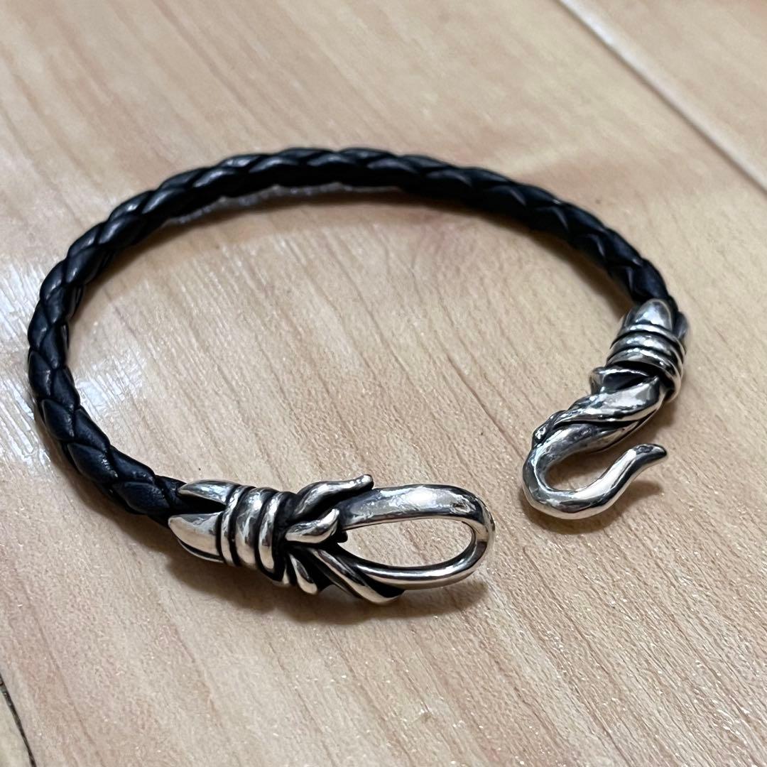 GIGOR ジゴロウ レザーブレスレット シルバー レディース GIGOR（ジゴロウ） 25日までポイント5倍！ シルバーレザー