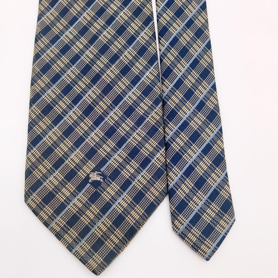 極美品】 Burberry チェック柄 ネクタイ - メルカリ