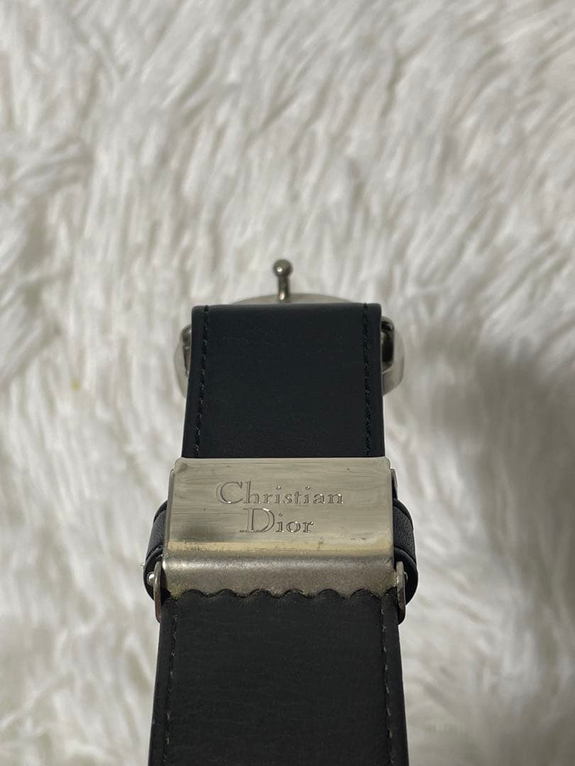 Christian Dior ディオール 本革 レザーベルト ブラック 仏製 - メルカリ