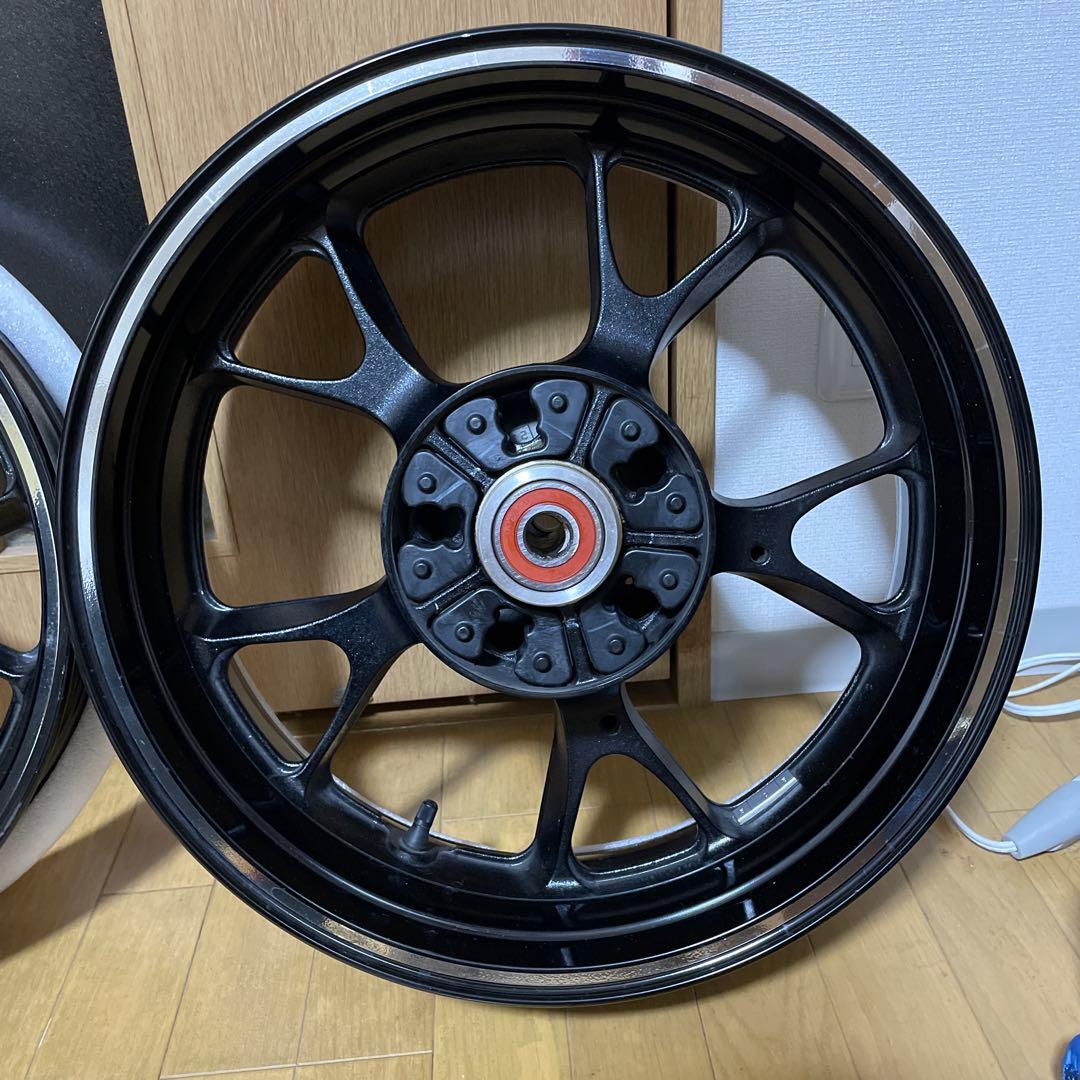 格安引取限定】美品カワサキZRX1200ダエグ純正ホイール2本セット