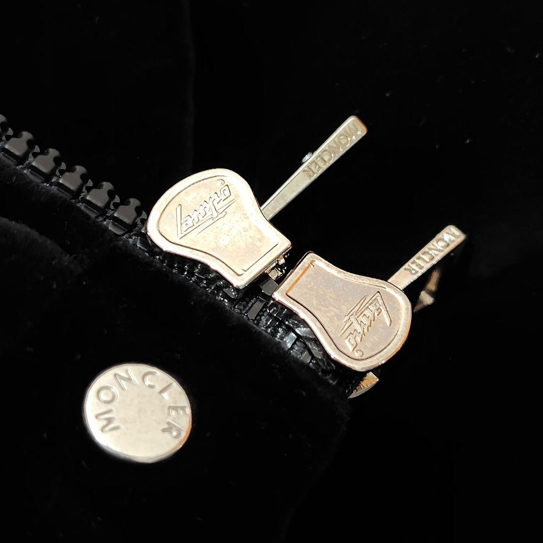 モンクレール Gemma ジェマ ダウンベスト フード ファー ベルベット 黒