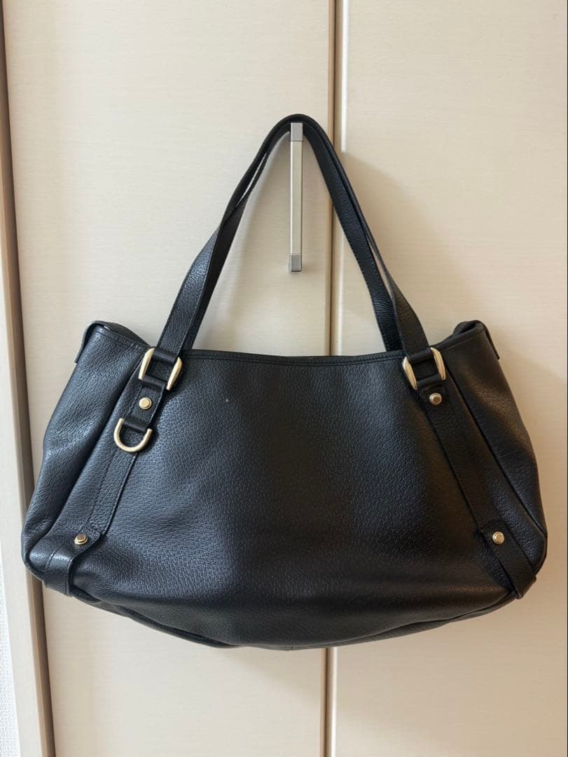 グッチ GUCCI ロゴ トートバッグ アビー トートバッグ レザー ブラック GGキャンバス グッチ GUCCI アビー トートバッグ レザー 黒 ゴールド