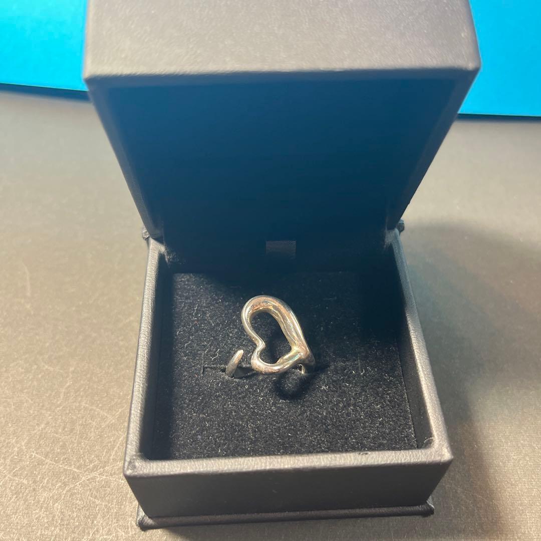 まな ティファニー　オープンハート リング　7号 TIFFANY&Co.（ティファニー） 7号 リング・指輪 オープンハート エルサ