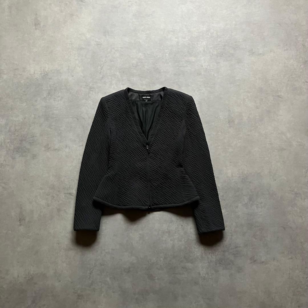 ジャケット・アウター GiorgioArmani cotton silk pleated jacket 0400021834494_NAVY?wid=830&hei