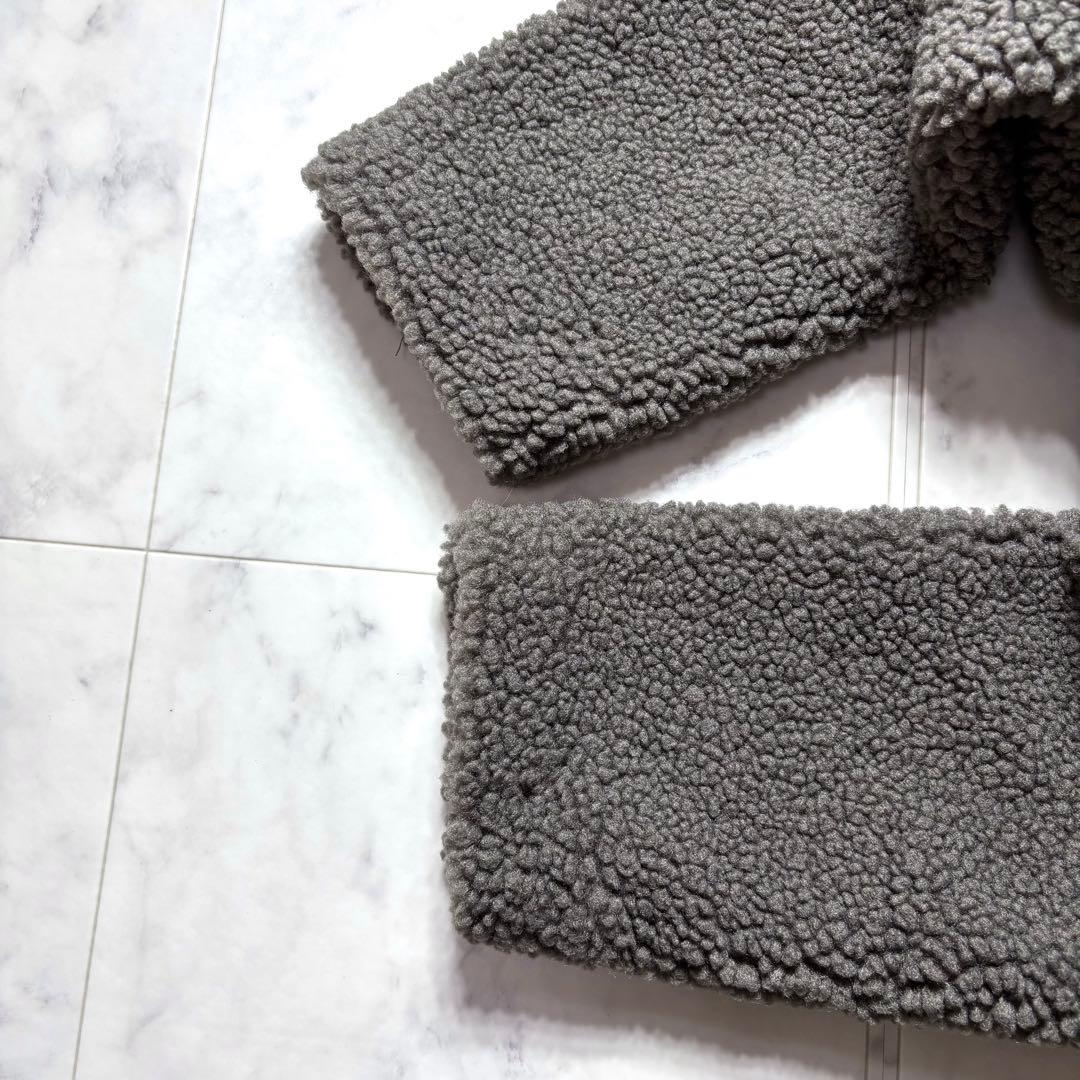 極美品✨ザラ ダブルブレスト フェイクボアコート テディベアコート