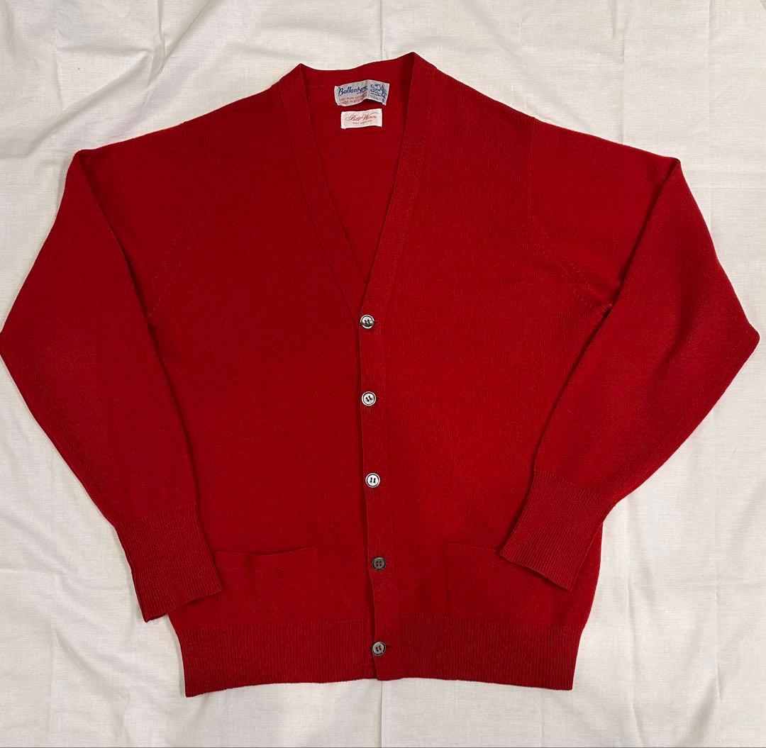 70s 旧タグBallantyne カシミヤ カーディガン BALLANTYNE カシミアカーディガン セーター ニット ピュアカシミヤ