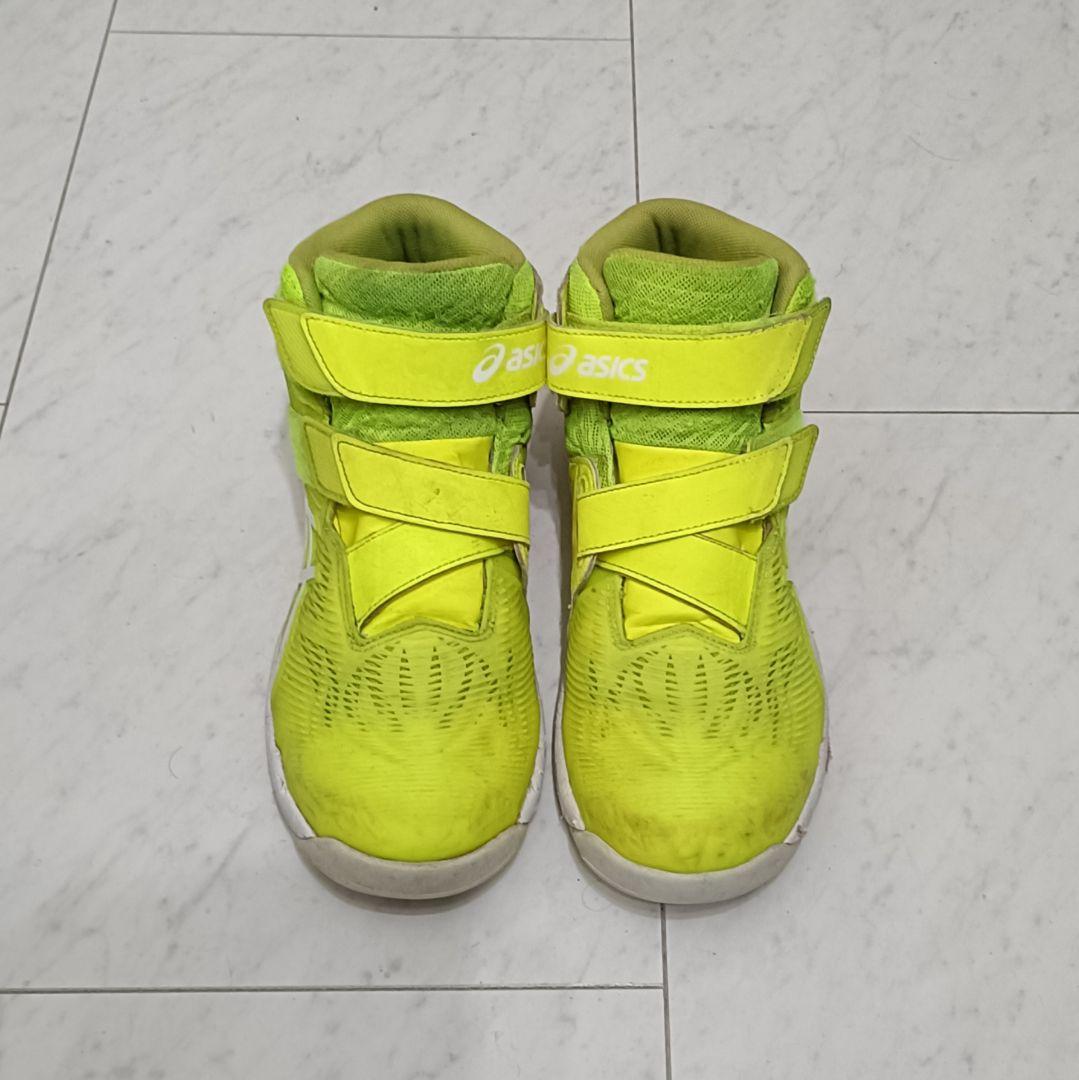 asics 蛍光イエロー ハイカット安全靴限定色 - メルカリ