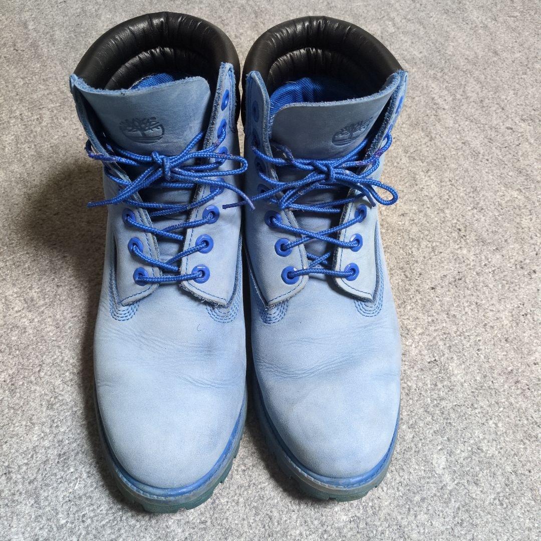 Timberlandブルーブーツ限定品最終値下げです。８日までの出品です。 2026年最新】Timberland カラー：ブルー系 その他の人気アイテム