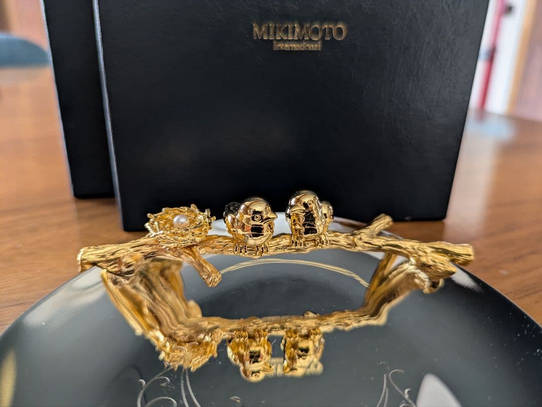 【希少】MIKIMOTO 2001年製 ゴールド 金 シルバー 真珠 小物入れ MIKIMOTO - 真珠付◇ミキモト パール付き高級ボールペン MIKIMOTO