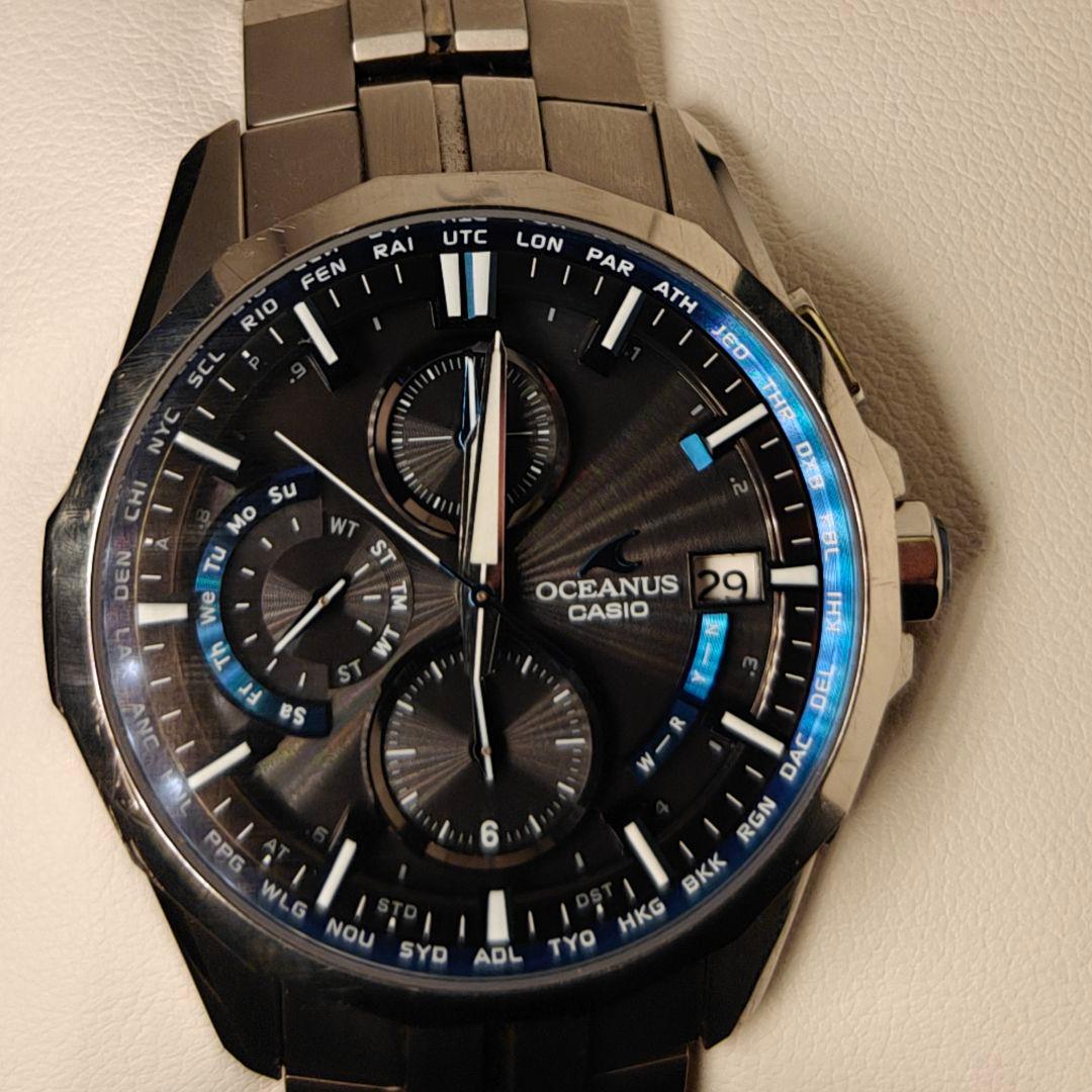 【ジャンク不動品】CASIO OCEANUS OCW-S3000 腕時計 マンタ OCEANUS カシオ 腕時計 オシアナス マンタ時計 CASIO OCEANUSManta