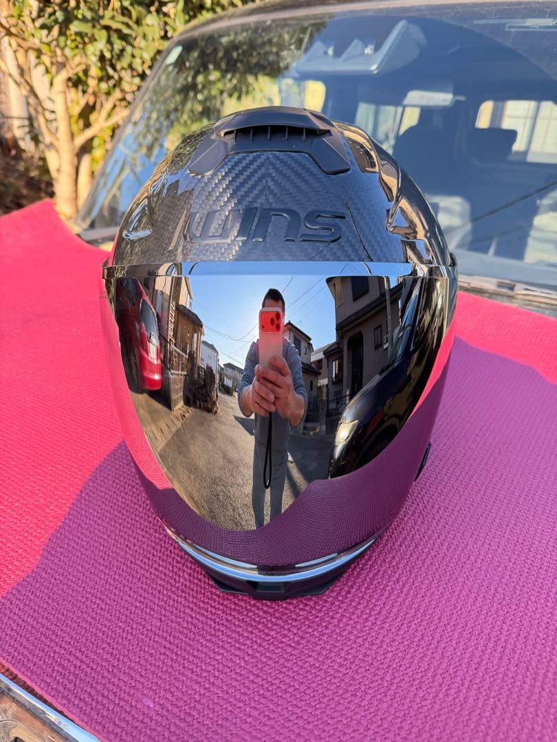 WINS A FORCE RS JET カーボンXL フェイスガード付き 中古 - メルカリ