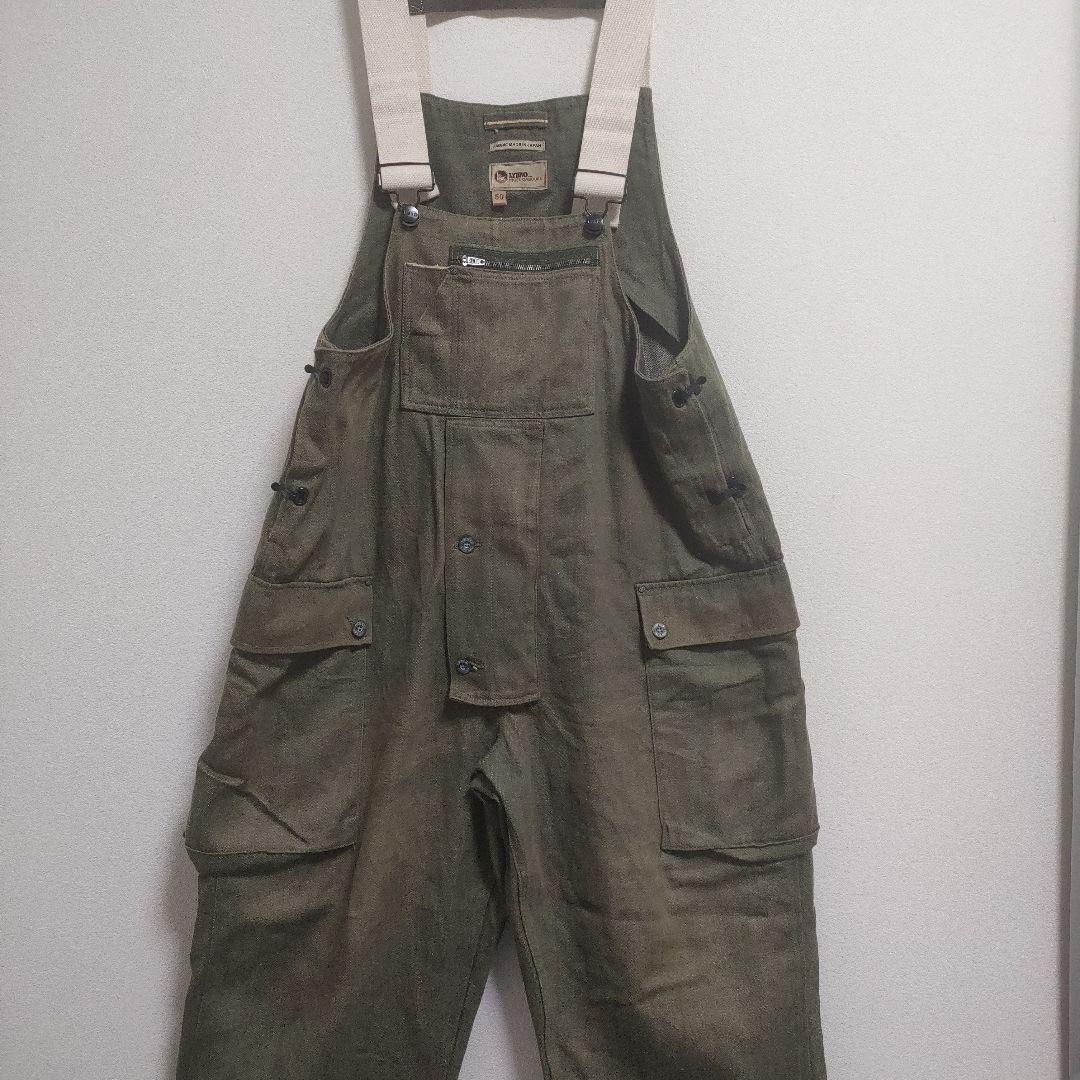 ナイジェルケーボン 50 ネイバルダンガリー オーバーオール Nigel Cabourn ナイジェルケーボン ライブロ 日本デニム ナバル