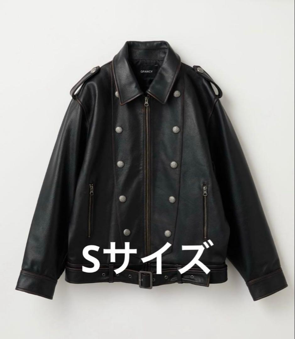 anja様専用【GRANCY】ナポレオンレザーブルゾン sサイズ