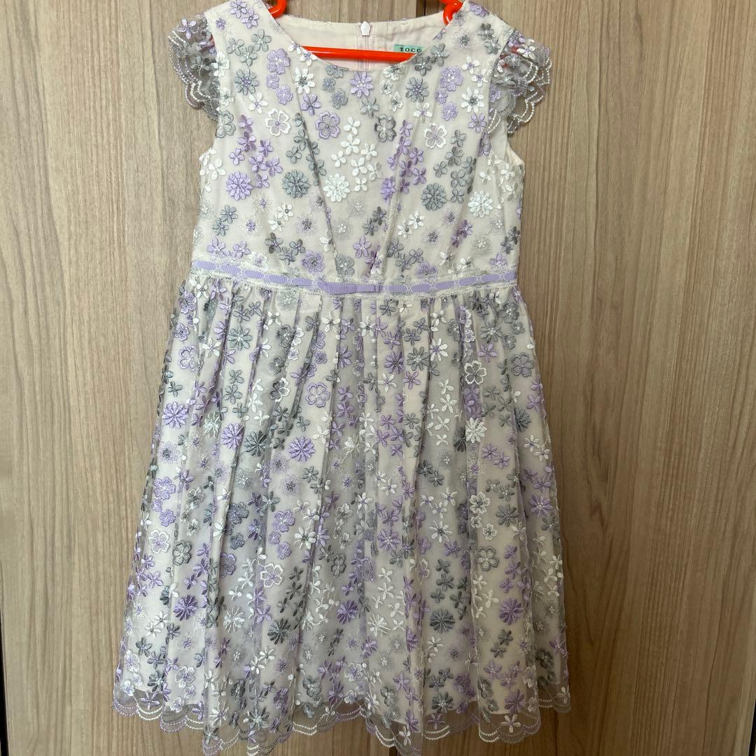 お値引きしました TOCCA子供用ドレス 120サイズ 花　レース TOCCA（トッカ） ドレスワンピース 90/100/110/120/130/140 ＃COPT8IM