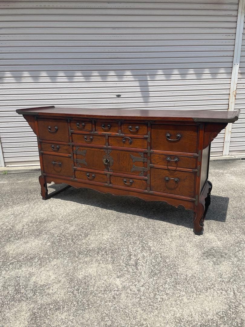 李朝家具 サイドボード 引出し 小物入れ 収納家具 薬箪笥 時代箪笥