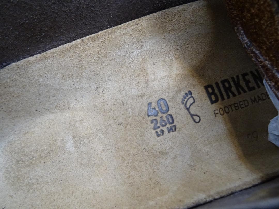 わ*ー様 新品★ビルケンシュトックロンドン濃茶サイズ40 26.0cm