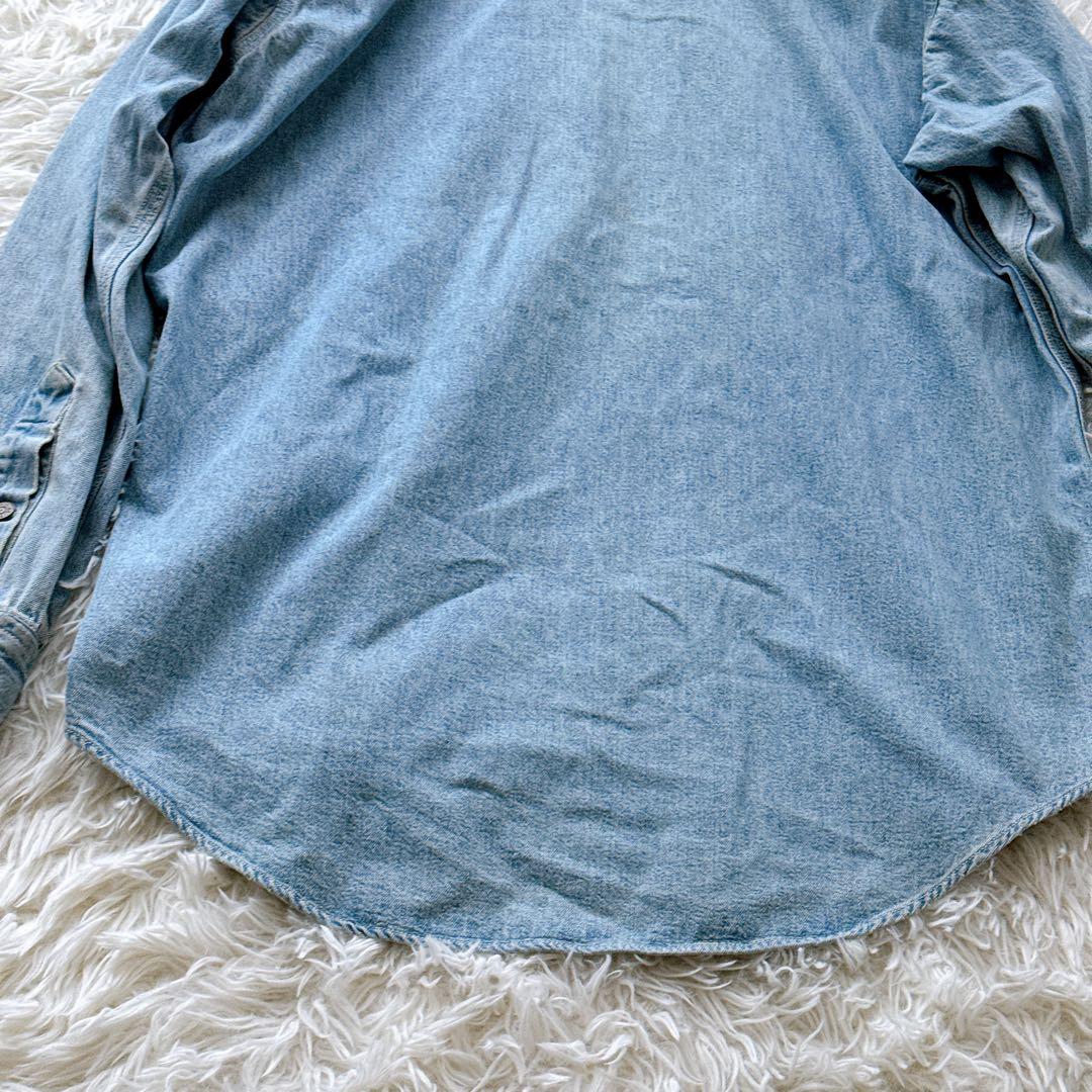 RRL ダブルアールエル 三ツ星タグ デニムシャツ インディゴ Mサイズ