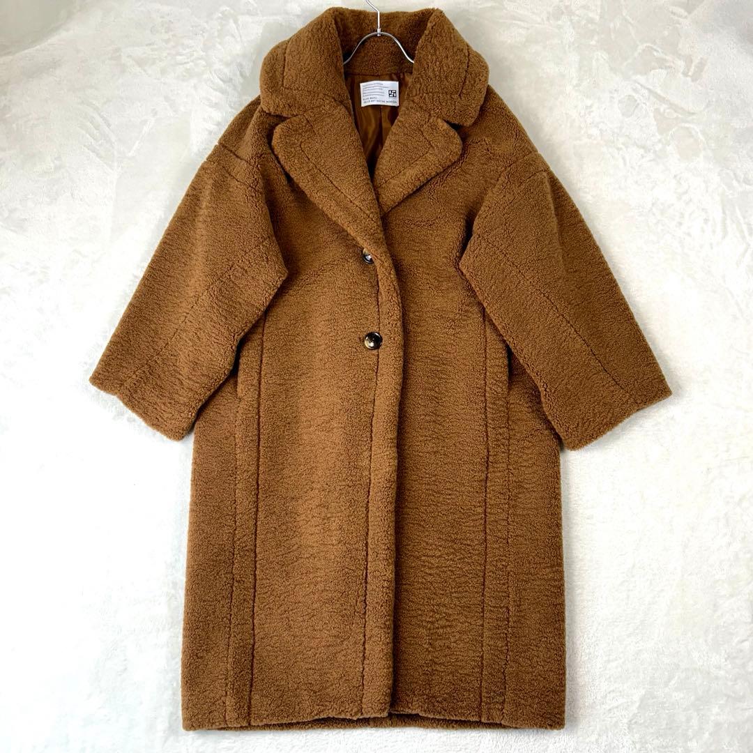 美品♡PASSIONE テディベアコート ボア 23aw 現行 マックスマーラ風
