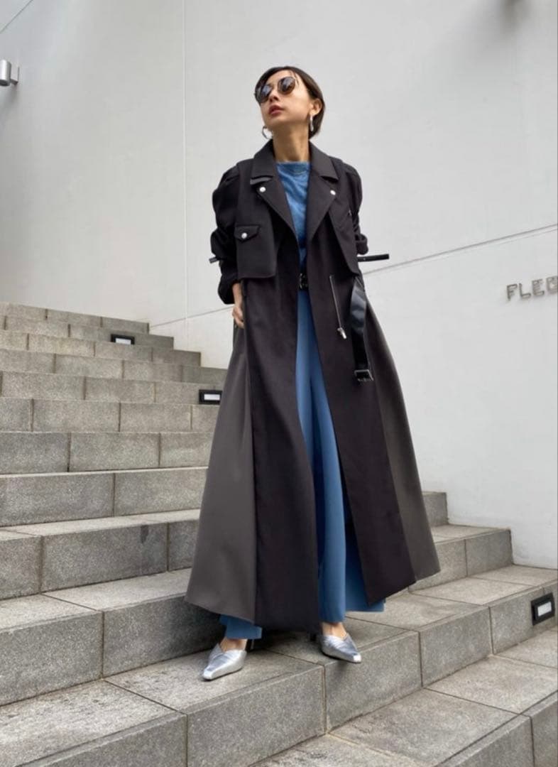 【Ameri】RIDERS DOCKING COAT black Ameri（アメリ）の「MA1 DOCKING COAT（MA-1）」 - WEAR