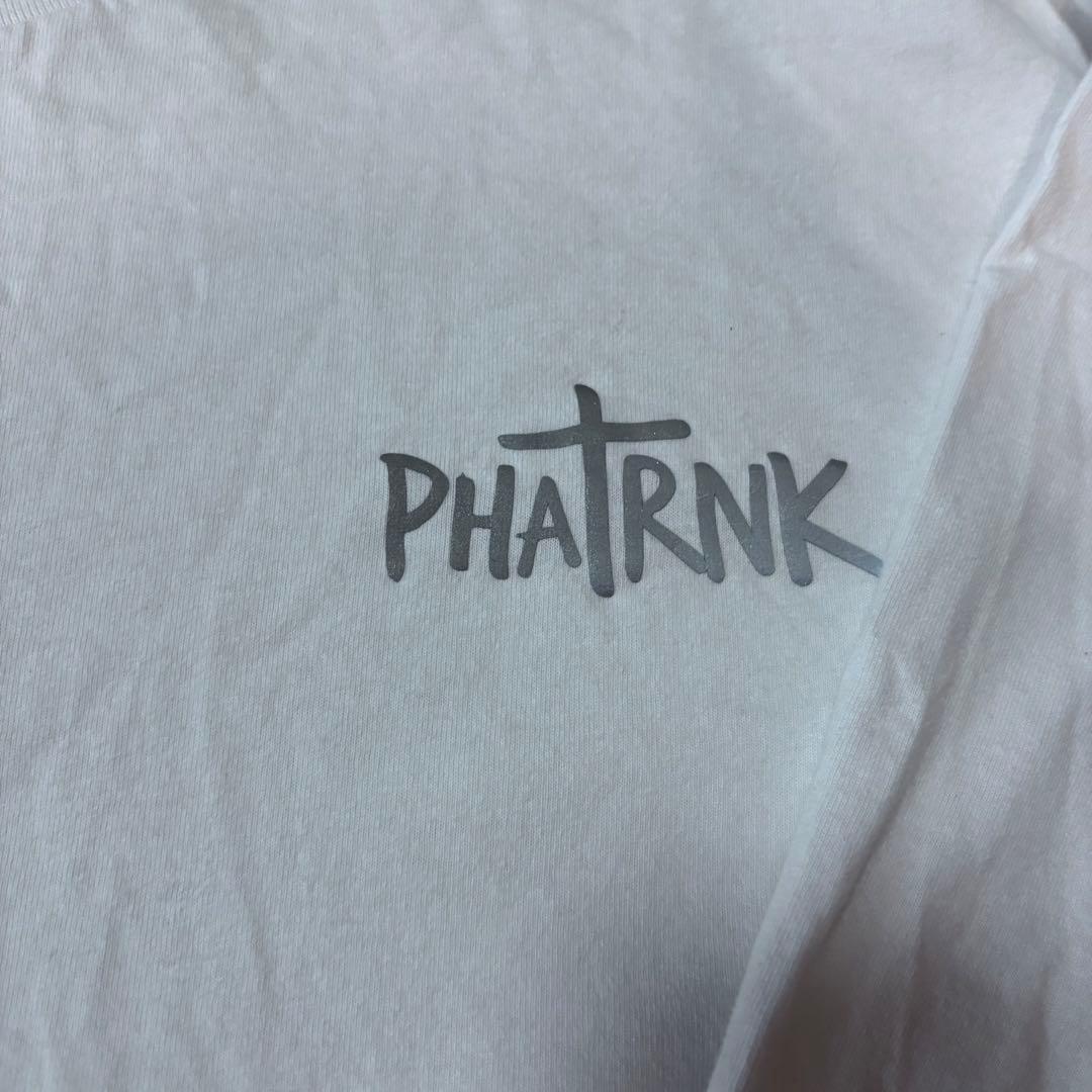 ファットランク ホワイト シルバー ラメ ロゴ ロンT PHATRNK - メルカリ
