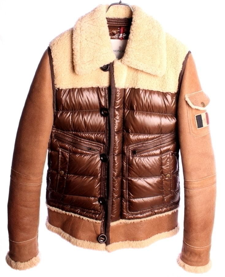 最高傑作 希少 モンクレール ムートン ダウン MONCLER - メルカリ