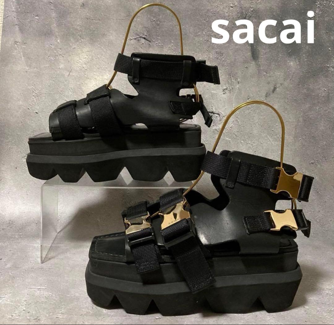 sacai　サカイ （39） プラットフォーム　厚底サンダル　20SS　即購入可 sacai(サカイ) サンダル・ミュール(レディース) - ブランド通販のBUYMA