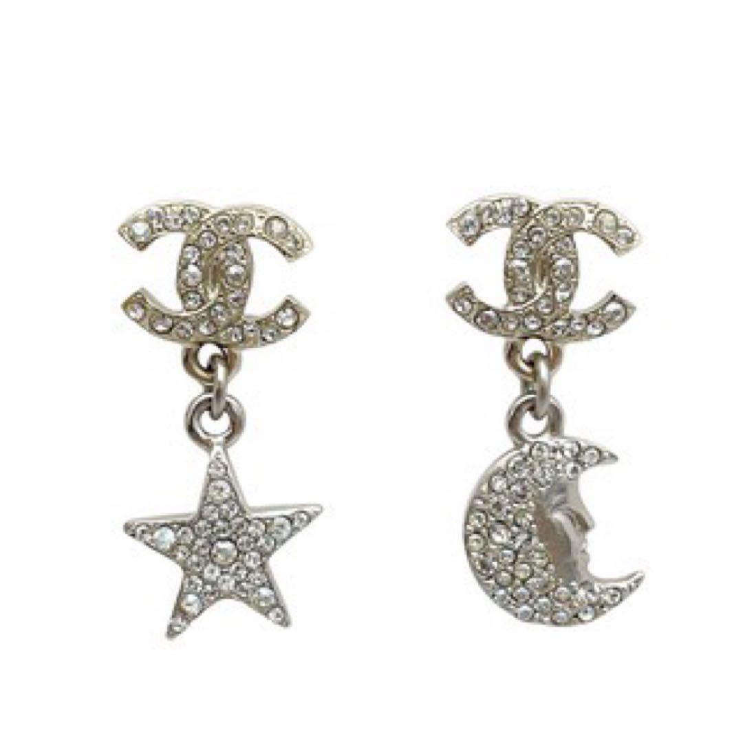 CHANEL シャネル ピアス ココマーク ムーン スター (片耳のみ) CHANEL（シャネル） 並行輸入 ピアス ココマーク CHANEL PIERCE ABF155