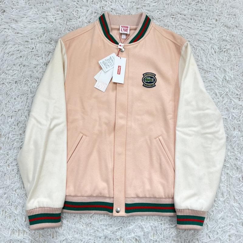 未使用 supreme LACOSTE コラボ スタジャン ピンク Supreme（スタジャン ・ ピンク/桃色系）のフリマアイテム一覧