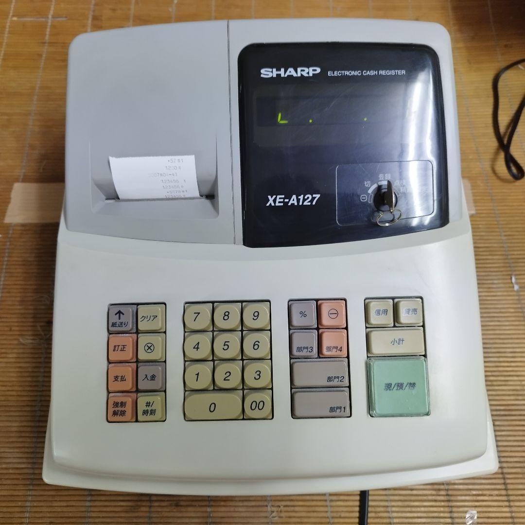 SHARPレジスター XE-A127 簡単便利特殊 送料込 127987 - メルカリ